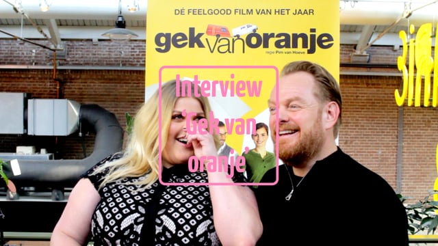Interview cast Gek van oranje, 17-2-2018
