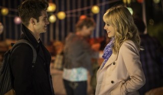 Andrew Garfield en Emma Stone in The Amazing Spider-Man 2