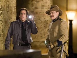 Ben Stiller en Robin Williams in Night at the Museum