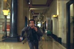 Ben Stiller achternagezeten in Night at the Museum