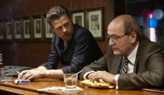 Brad Pitt en Richard Jenkins in Killing Them Softly