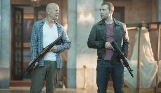 Bruce Willis en Jai Courtney in A Good Day to Die Hard