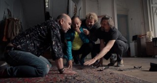 Cees Geel, Bas Keijzer, Steef Cuijpers en Johan Heldenbergh in Kleine IJstijd