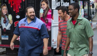 Kevin James, Chris Rock en Adam Sandler in Grown Ups 2