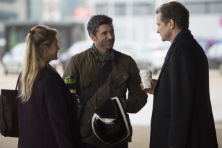 Renée Zellweger, Patrick Dempsey en Colin Firth in Bridget Jones's Baby