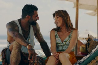 Edwin Jonker en Nadja Hüpscher in Verliefd op Bali