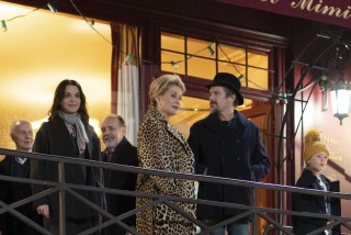 Juliette Binoche, Catherine Deneuve en Ethan Hawke in La Vérité (The Truth)