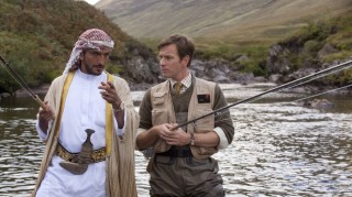 Amr Waked en Ewan McGregor in Salmon Fishing in the Yemen