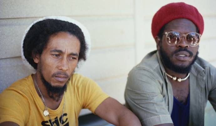 Bob Marley (Zichzelf (archive footage)) en Aston Barrett (Zichzelf (as Aston Family Man Barrett))