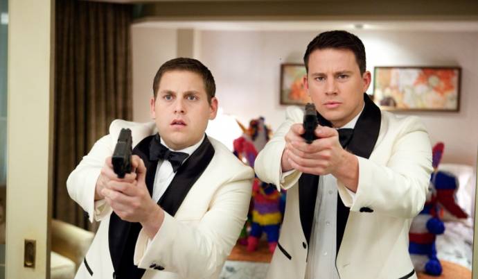 Jonah Hill (Schmidt) en Channing Tatum (Jenko)