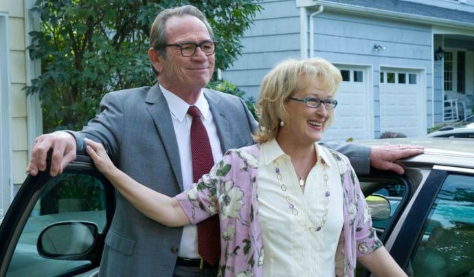 Tommy Lee Jones (Arnold Soames) en Meryl Streep (Maeve Soames)