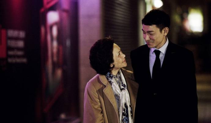 Deannie Ip (Ah Tao) en Andy Lau (Roger)