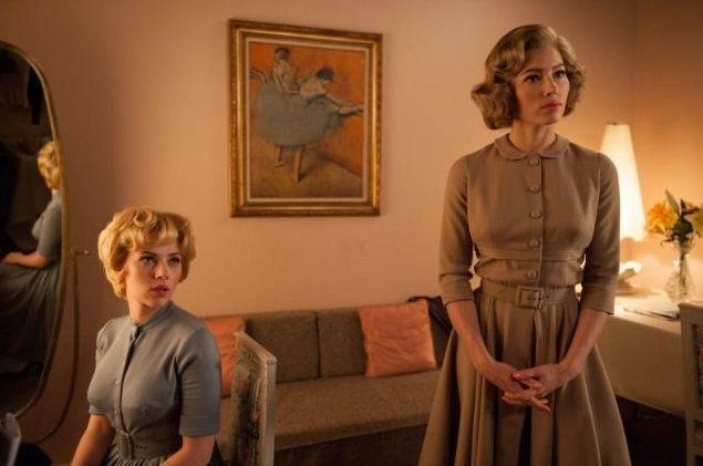 Jessica Biel (Vera Miles) en Scarlett Johansson (Janet Leigh)