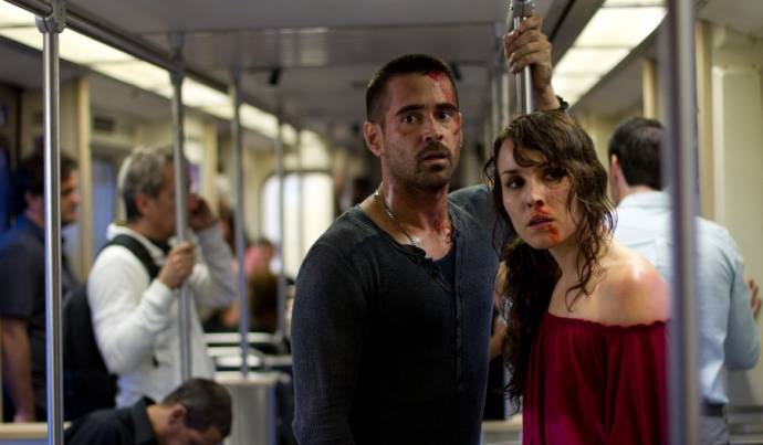 Colin Farrell (Victor) en Noomi Rapace (Beatrice)