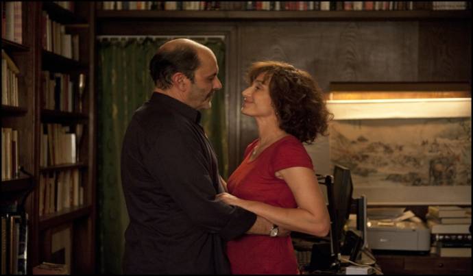 Jean-Pierre Bacri (Damien) en Kristin Scott Thomas (Iva)