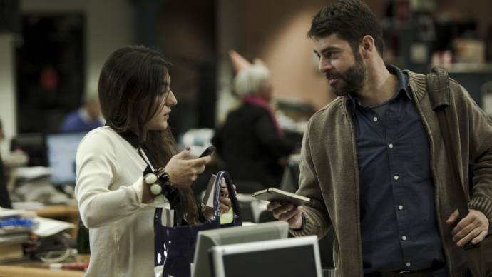 Candela Peña (Mamen) en Ricardo Darín (G.)