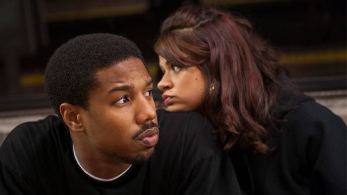 Michael B. Jordan (Oscar Grant) en Melonie Diaz (Sophina)