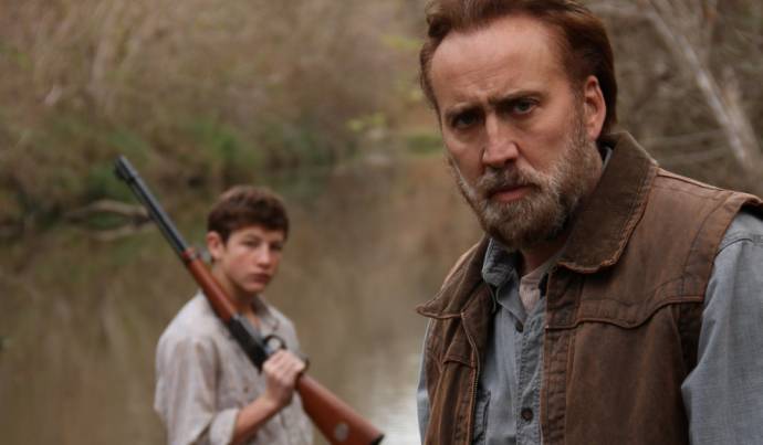 Tye Sheridan (Gary) en Nicolas Cage (Joe Ransom)