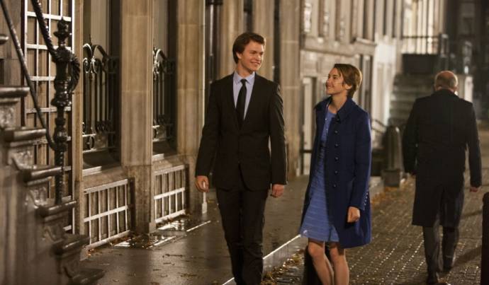 Ansel Elgort (Augustus Waters) en Shailene Woodley (Hazel Grace Lancaster)