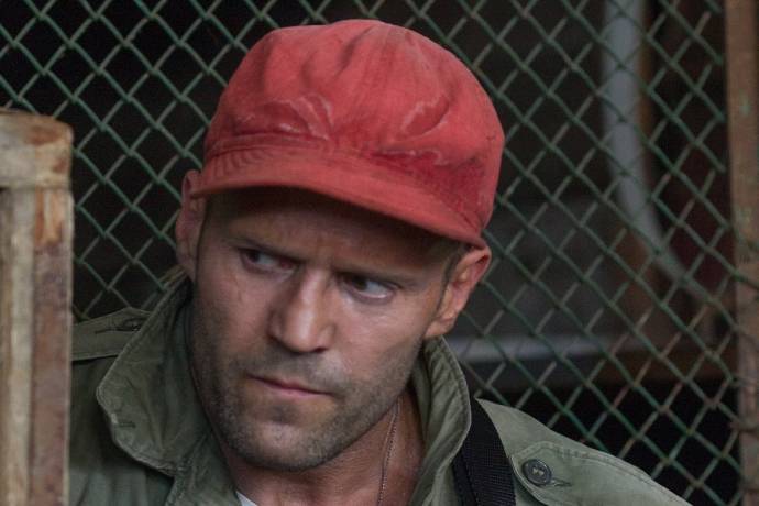 Jason Statham (Lee Christmas) in The Expendables 3