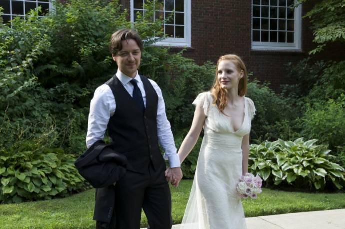 James McAvoy (Conor Ludlow) en Jessica Chastain (Eleanor Rigby)