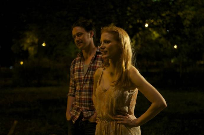 James McAvoy (Conor Ludlow) en Jessica Chastain (Eleanor Rigby)