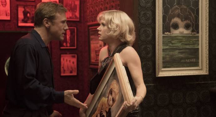 Christoph Waltz (Walter Keane) en Amy Adams (Margaret Keane)