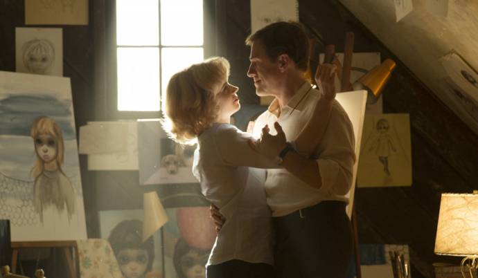 Amy Adams (Margaret Keane) en Christoph Waltz (Walter Keane)