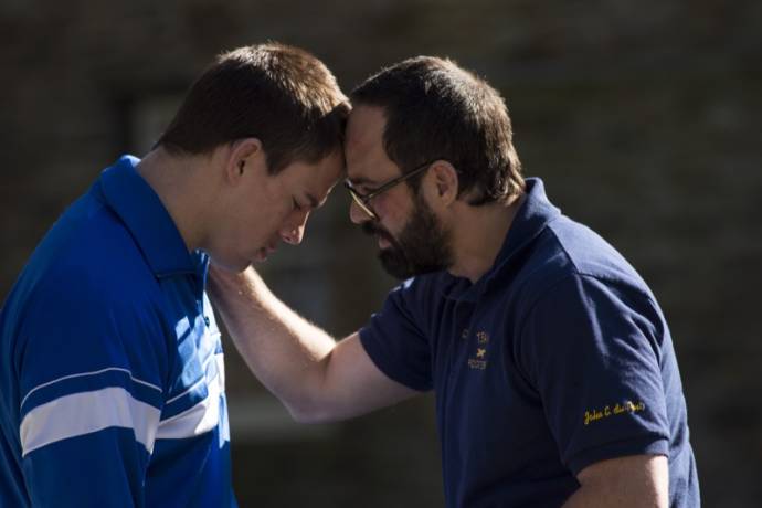 Channing Tatum (Mark Schultz) en Mark Ruffalo (David Schultz)