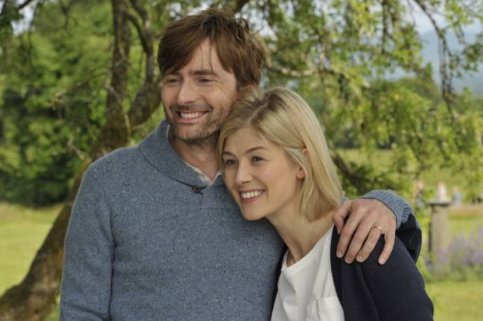 David Tennant (Doug) en Rosamund Pike (Abi)