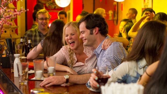 Bill Hader (Aaron) en Amy Schumer (Amy)