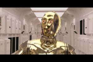 C3PO is al zes films van de partij