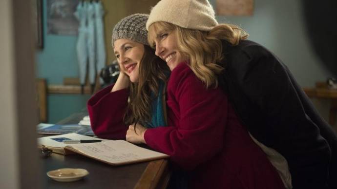 Drew Barrymore (Jess) en Toni Collette (Milly)