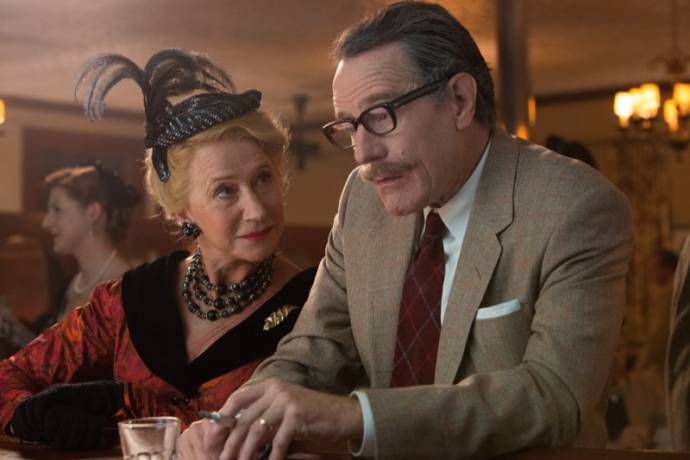 Helen Mirren (Hedda Hopper) en Bryan Cranston (Dalton Trumbo)