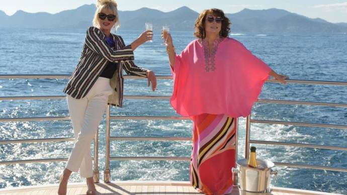 Joanna Lumley (Patsy Stone) en Jennifer Saunders (Edina Monsoon)