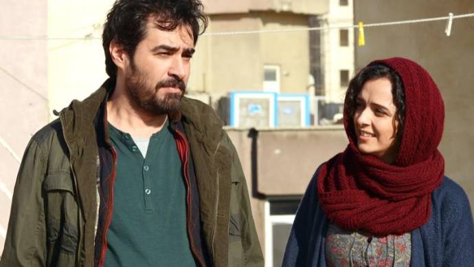 Taraneh Alidoosti (Rana Enesami) en Shahab Hosseini (Emad Enesami)