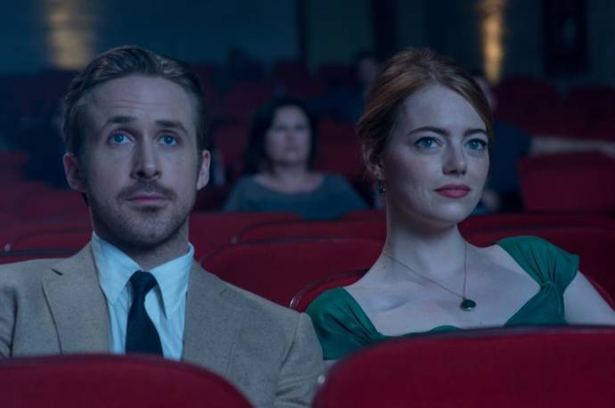 Ryan Gosling (Sebastian) en Emma Stone (Mia)