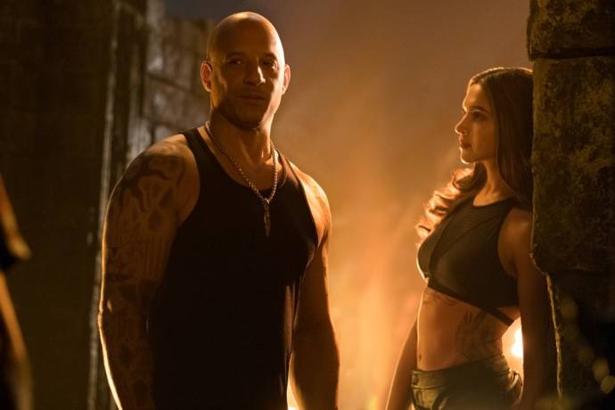 Vin Diesel (Xander Cage) en Deepika Padukone (Serena Unger)