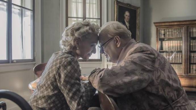 Kristin Scott Thomas (Clementine Churchill) en Gary Oldman (Winston Churchill)