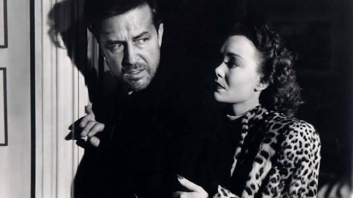 Ray Milland (Don Birnam) en Jane Wyman (Helen St. James)