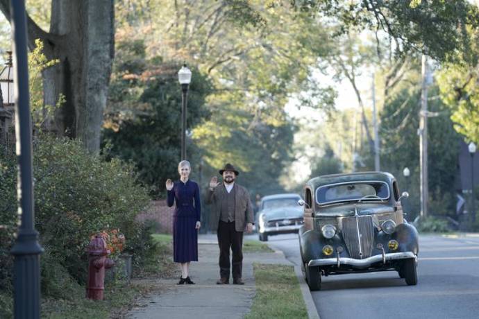 Cate Blanchett (Florence Zimmerman) en Jack Black (Jonathan Barnavelt)