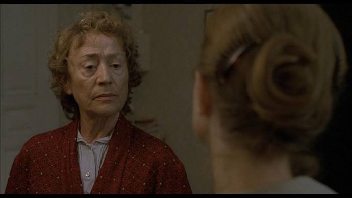 Annie Girardot (The Mother) en Isabelle Huppert (Erika Kohut)