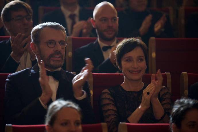 Lambert Wilson (Pierre Geithner) en Kristin Scott Thomas (La Comtesse)