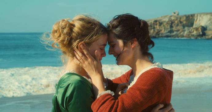 Adèle Haenel (Hlose) en Noémie Merlant (Marianne)