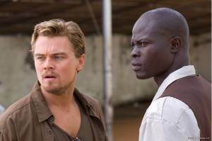 Leonardo DiCaprio (Danny Archer) en Djimon Hounsou (Solomon Bo)