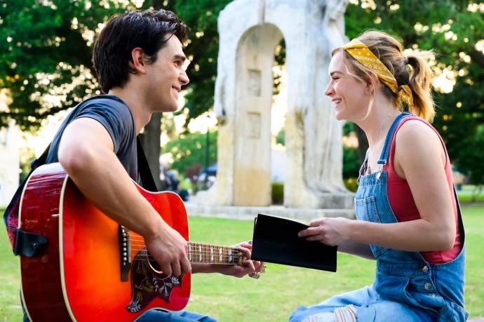 KJ Apa (Jeremy Camp) en Britt Robertson (Melissa Henning)