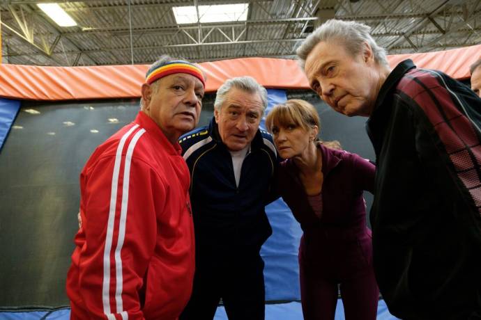 Cheech Marin (Danny), Robert De Niro (Ed), Jane Seymour (Diane) en Christopher Walken (Jerry)