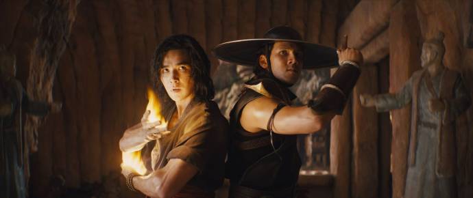 Max Huang (Kung Lao) en Ludi Lin (Liu Kang)