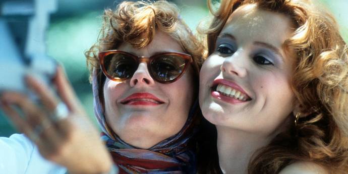 Susan Sarandon (Louise Elizabeth Sawyer) en Geena Davis (Thelma Yvonne Dickinson)