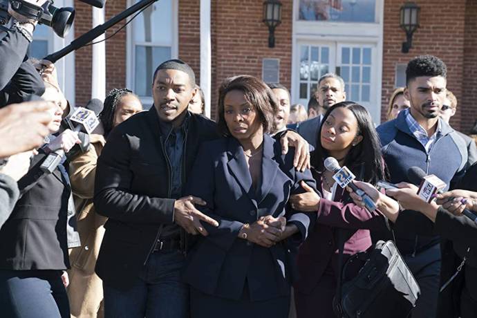 Walter Fauntleroy (Malcolm), Crystal Fox (Grace), Bresha Webb (Jasmine) en Donovan Christie Jr. (Donnie)